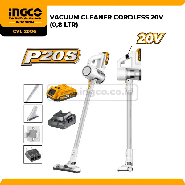 CVLI2006 - (VACUUM CLEANER CORDLESS 20V (0,8 LTR))