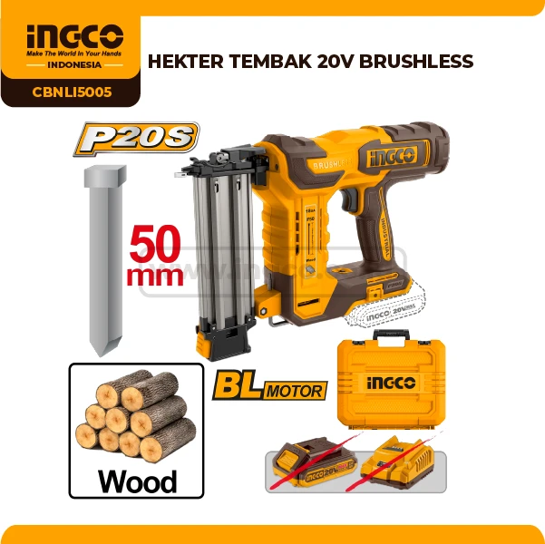 CBNLI5005 - HEKTER TEMBAK 20V BRUSHLESS