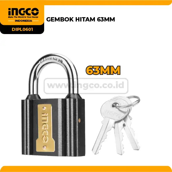 DIPL0601 - GEMBOK HITAM 63MM