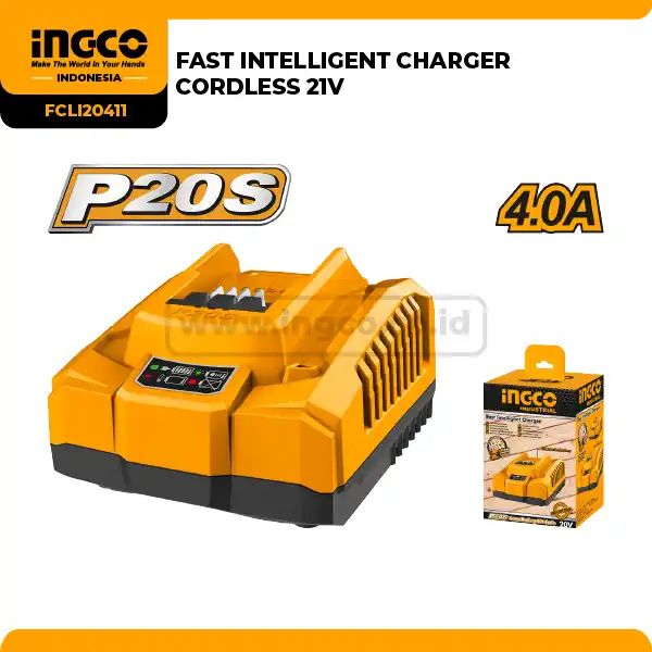FCLI20411 - FAST INTELLIGENT CHARGER CORDLESS