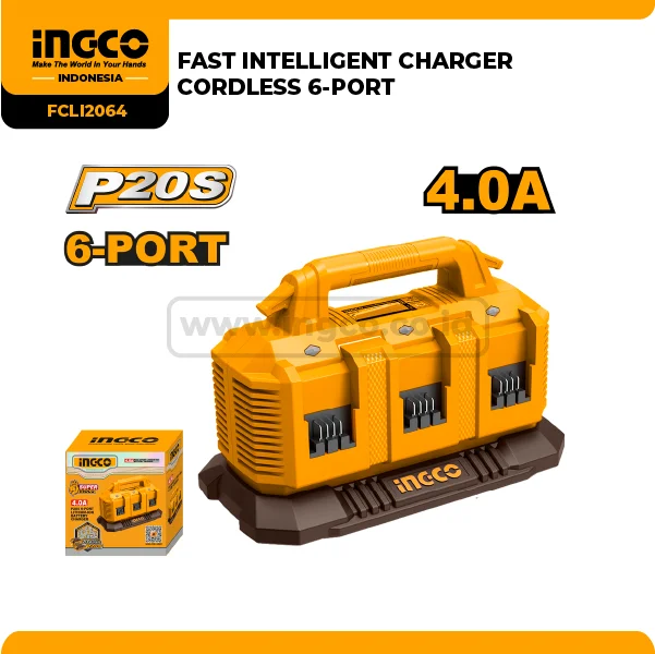 FCLI2064 - FAST INTELLIGENT CHARGER CORDLESS 6-PORT